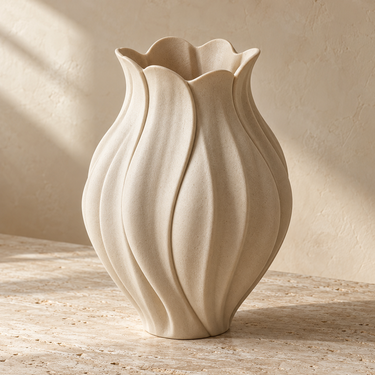 FLEUR — Pleated Petal Vase