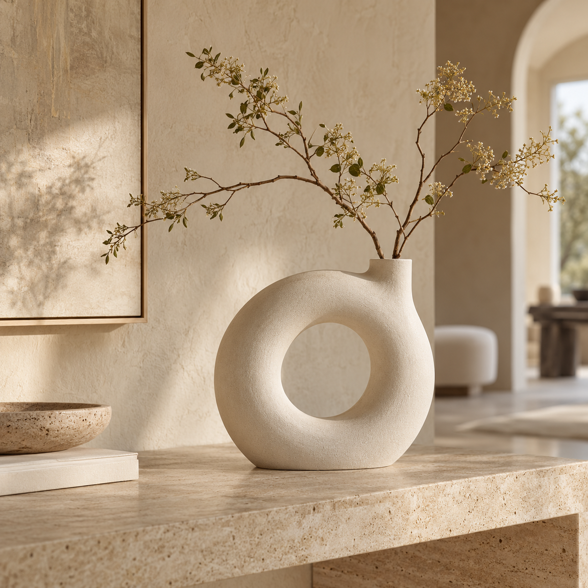 LUNA — Sculptural Ring Vase