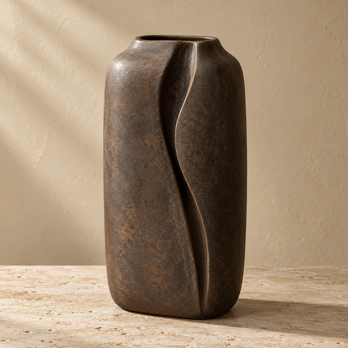 RIFT — Sculptural Crevice Vase