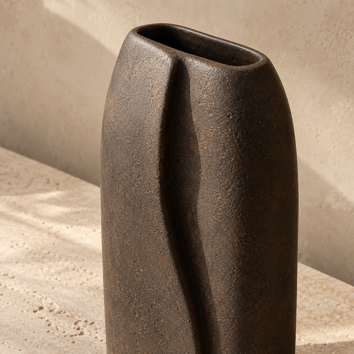 RIFT — Sculptural Crevice Vase